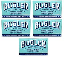 5x Bugler Rolling Papers Single Wide RYO 115 Papers/Pack *USA Shipped* picture