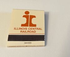 Vtg Illinois Central Railroad. Matchbook Full Unstruck “Main Line of Mid-America picture