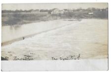 Carmi, IL Illinois 1911 RPPC Postcard, The Dam, Little Wabash River picture