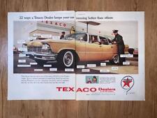 Magazine Ad* - 1957 - Texaco - (two-pages) - Chrysler Imperial picture