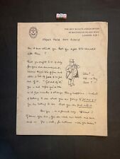 Antique 1930s ABOUT THOSE BOY SCOUTS LETTER BY BADEN-POWELL picture