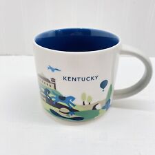 Starbucks Mug You are Here Coffee Mug Kentucky 2015  Derby White Blue picture