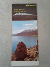 El Capitan Lodge & Casino Vintage Travel Brochure Hawthorne Nevada 1970s picture