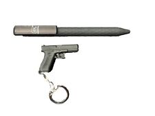 New GLOCK 17 Gen5 AUSTRIA 9X19 9MM Handgun Pistol KEYCHAIN w/ Glock Pen picture