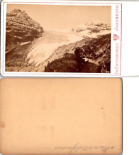Unterberger, Innsbruck, the Madatschferner Glacier Vintage CDV albumen v card picture