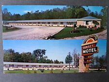 Postcard Tawas City Michigan Sunset Motel  picture