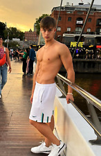 Shirtless Male Muscular Beefcake European Boardwalk Hunk PHOTO 4X6 H815 picture