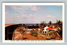 Key West FL-Florida, Overseas Highway Vintage Souvenir Postcard picture