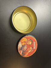 1988 Vintage Round Collectible Coca Cola Tin With a Lid picture