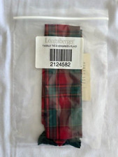 Longaberger Tassle Tie Christmas Evergreen Plaid #2124582 New in Package picture