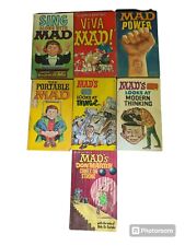 Vintage Mad Magazine Paperback Books Lot 7 Books picture