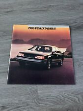 1986 Ford Taurus Automotive Dealer Brochure picture