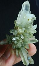 Anatase Combine With Chlorite Included Quartz Cluster With Unique Formation#35g picture