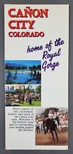 1980s Canon City Colorado Royal Gorge Rafting Railway VTG Travel Brochure CO picture