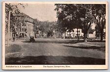 Georgetown Massachusetts~Square~Main Street~1922 Postcard picture