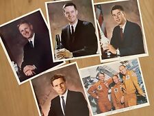 7 Authentic VTG NASA Lithographs of 9 Skylab Astronauts  Autopen Signed picture