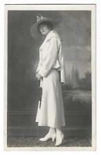 1910's RPPC Stunning Edwardian Actress in Period Attire - Lovely Lady Postcard picture