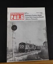Midwestern Rails 1982 January Vol.9 No.1 Issue 76 Burlington Northern rosters picture