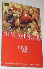 New Avengers Civil War HC 1st print Captain America Bendis Luke Cage Adi Granov picture
