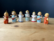 Goebel Hummel Musical Angel Cherub Figurines Ornaments 2-2.5 inches picture