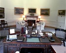 View from behind President Kennedy's Oval Office Resolute desk New 8x10 Photo picture