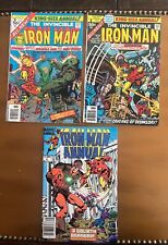 Marvel - Iron Man Annual - Issues 3, 4, 7  - 1976 to 1983 - High Grade picture
