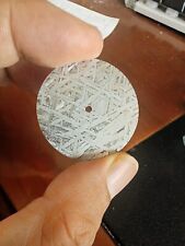 28.5mm Iron meteorite, Muonionalusta meteorite Meteorite watch dial slice TC261 picture
