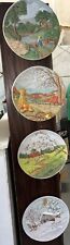 Vintage Byron Molds 1972 3D Ceramic Wall Plate 4 seasons picture