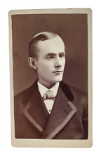 CDV GENTLEMAN PORTRAIT, 1876 A.F. DANIELS-WORCESTER MA, ALBUMEN PRINT, ANTIQUE picture
