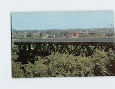 Postcard Queen City Bridge Manchester New Hampshire USA picture