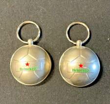 Set of 2 Heineken Soccer Ball Shaped Bottle Opener for Key Chain picture