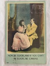 Postcard, ANTIQUE EARLY (1909), “NOW BE GOOD, W/Benjamin Franklin Stamp. picture