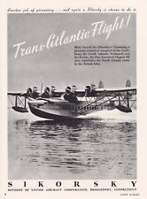 1937 Sikorsky Pan American Clipper III Aircraft ad 6/29/2022s picture