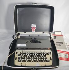 SCM Smith Corona Electra 120 Typewriter with Hard Case and Key-Tested, Works Vtg picture