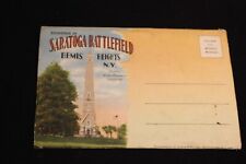 Souvenir of Saratoga Battlefield Bemis Hts., NY Postcard folder  picture
