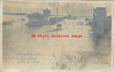Depot, Nebraska, Talmage, RPPC, Missouri Pacific Railroad Station, 1908 Flood picture