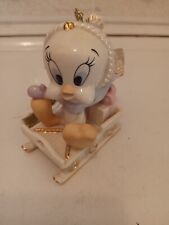 Lenox Tweety Bird Figurine - 2000 Tweety's Sled Ornament Does Not Have Box picture