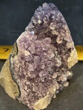 Amethyst with calcite cut base display specimen picture
