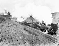 Gwr 3100 2-6-2T Locomotive Assisting A 2800 2-8-0 Goods Engine Train Old Photo picture