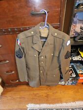 Vintage 1941 WWII US Army Enlisted Man's Dress Jacket 40R M. Scheer & Sons picture