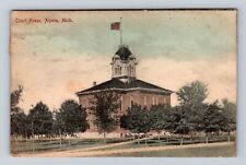 Alpena MI-Michigan, Court House, Antique, Vintage c1908 Souvenir Postcard picture