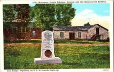 Fort Bridger Wyoming Monument Museum Vintage Postcard Standard View Card  picture