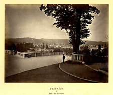 France, Pyrenees, Pau, Le Jurançon France. Vintage Albumen Print. Albu Print picture