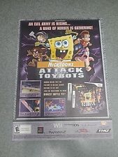 Nicktoons Attack Of The Toybots Phantom Spongebob Jimmy Print Ad 2007  8x11  picture