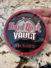 Hard Rock Cafe Orlando Vault Pvc Rubber coaster Logo Brand New picture