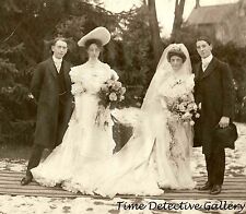 Vintage Wedding Party (2) - circa 1900 - Historic Photo  Print picture