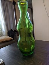 Vintage Bohemian  Green  Vase From Spain picture