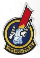 USAF 71st FIGHTER SQUADRON 1990s era patch picture