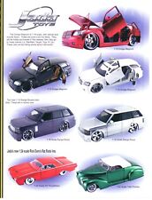 2005 JADA TOYS Diecast Cars PRINT AD WALL ART - DODGE MAGNUM, RANGE ROVER picture