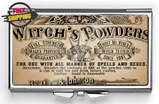 Vintage Witch'S Powders Pill Box Compact Rectangle 7 Day Pill Box Pill Case Pill picture